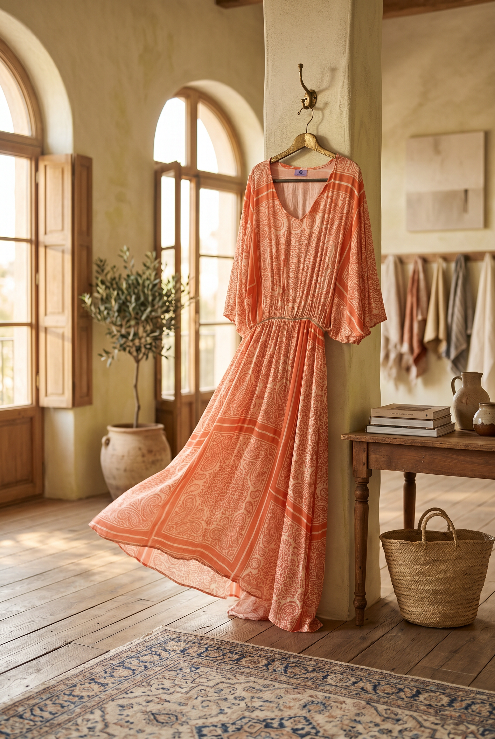 Sunset Paisley Maxi