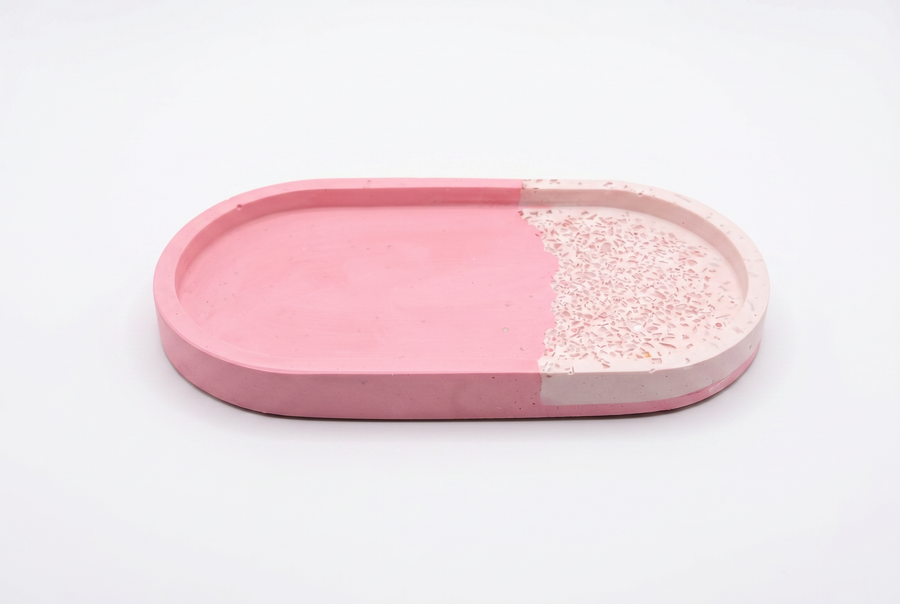Blush Dual Tone Quartz Tray