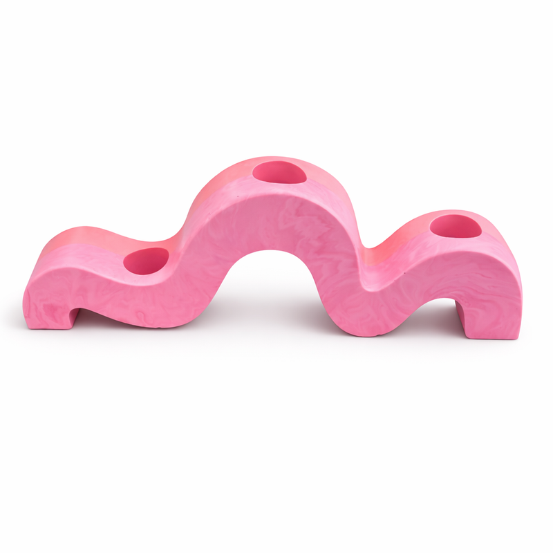 Blush Wave Triple Holder