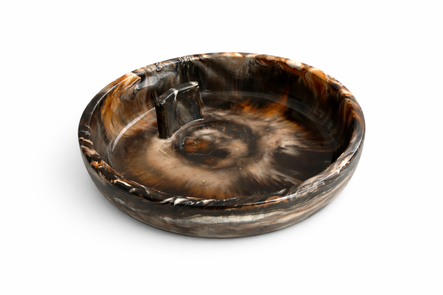 Earthfire Marble Ring Dish by ByCallimila