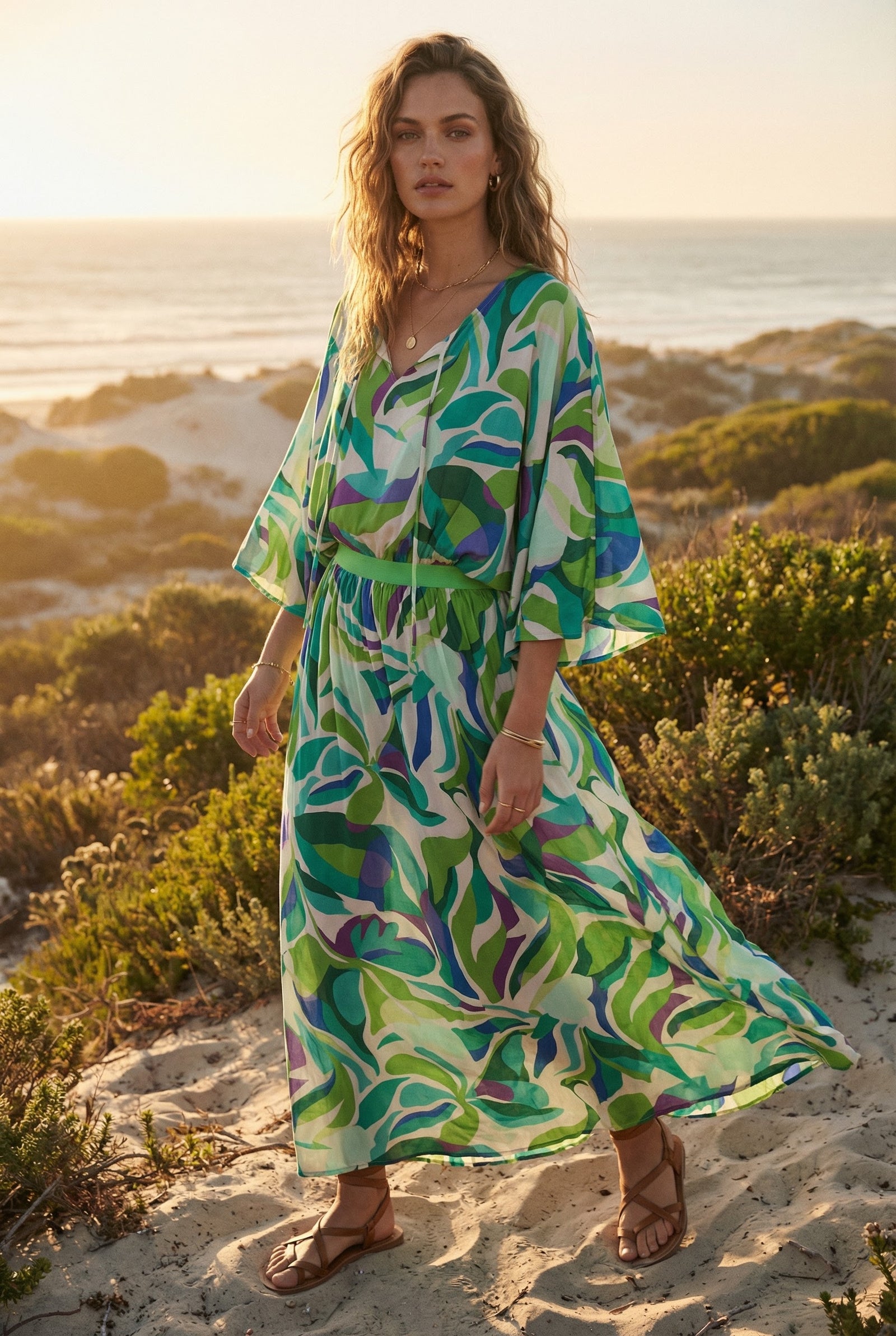 Emerald Wave Maxi by ByCallimila
