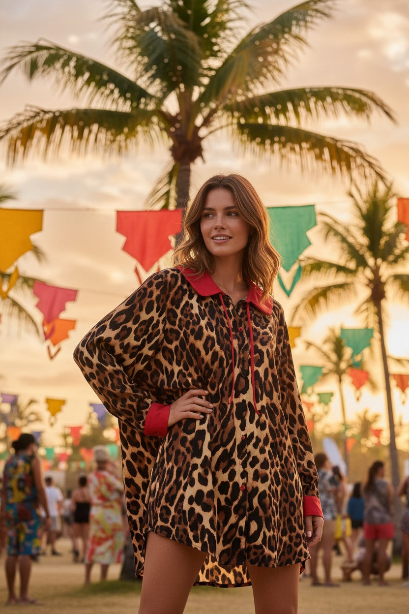 Leopard Sunset Dress by ByCallimila