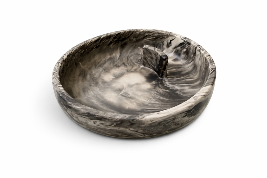 Midnight Marble Ring Dish by ByCallimila