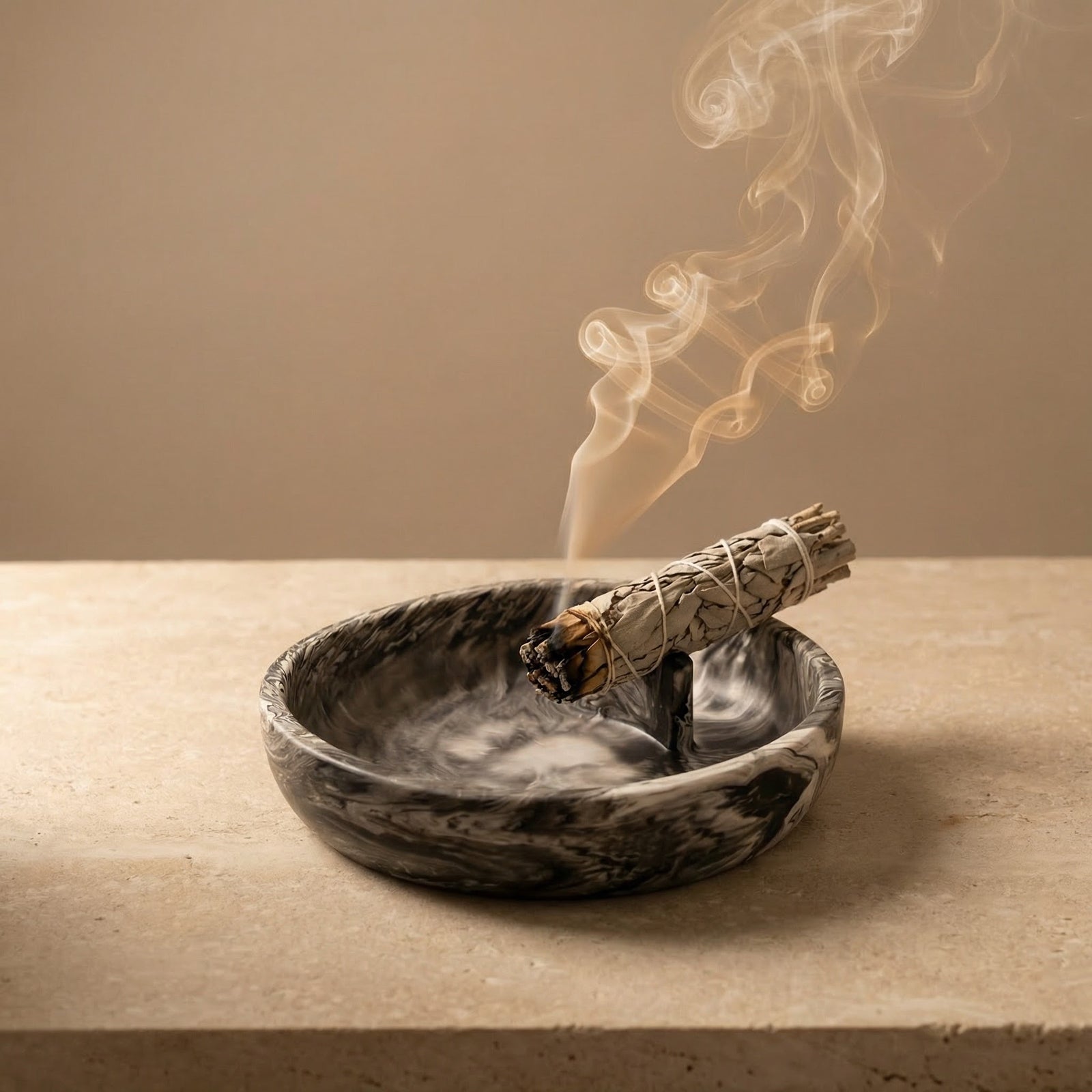 Midnight Marble Ring Dish image 2