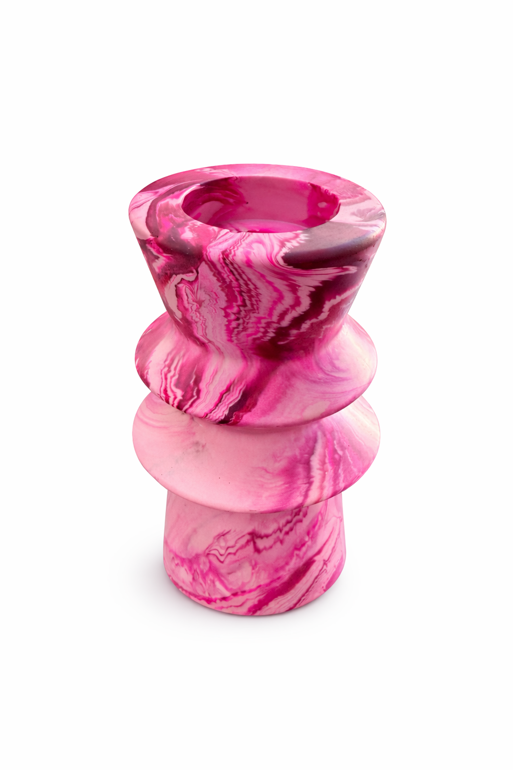 Rose Aura Sculpted Candle Holder by ByCallimila