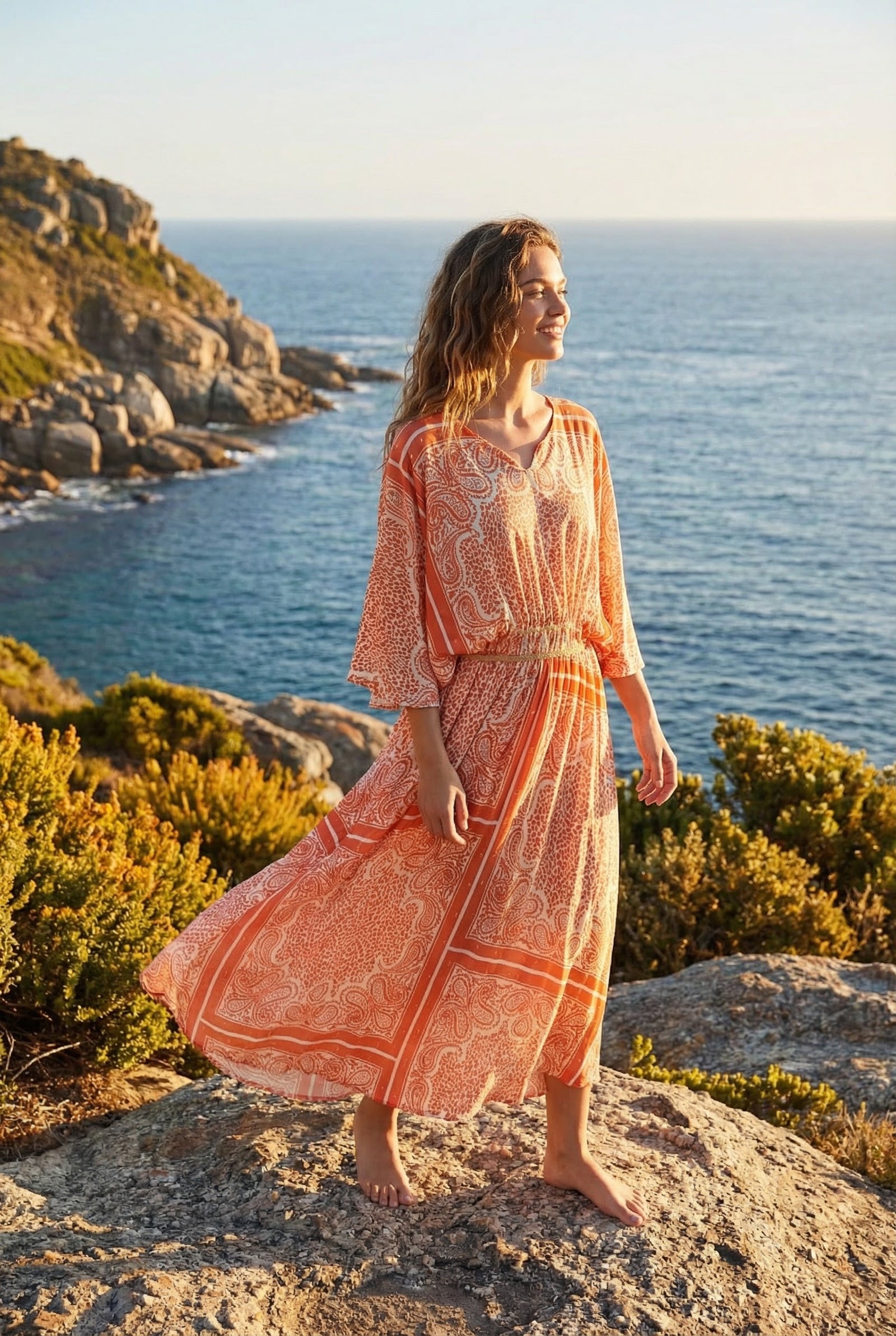Sunset Paisley Maxi by ByCallimila